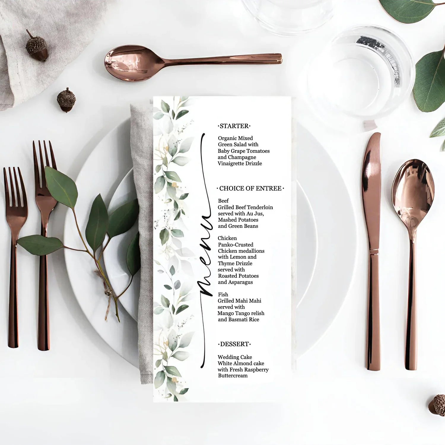 Menu Mesa