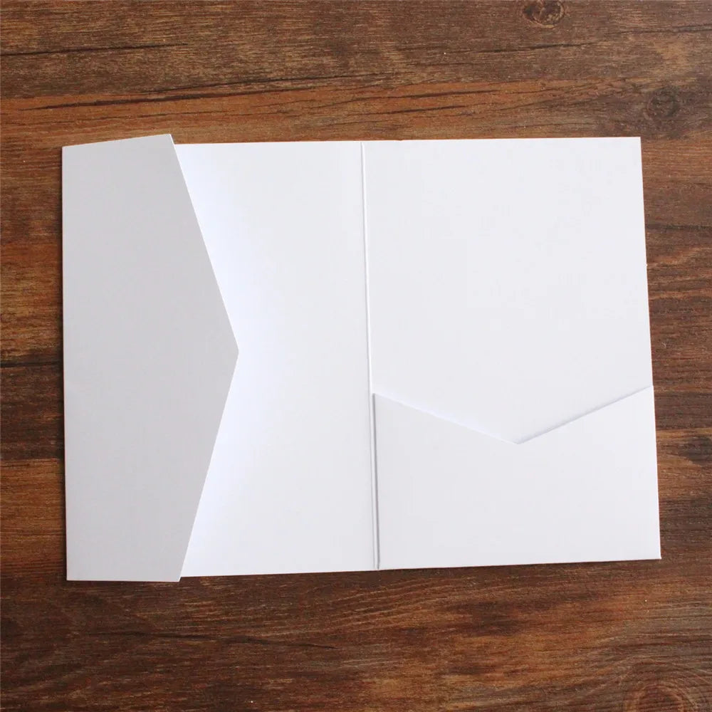 Envelopes Pocket Fold Azul-Marinho Premium