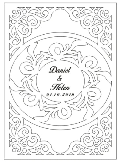 Livro de Honra Personalizado com Acabamento Espelhado | Dourado ou Prateado