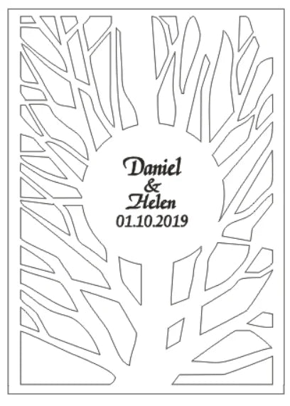 Livro de Honra Personalizado com Acabamento Espelhado | Dourado ou Prateado
