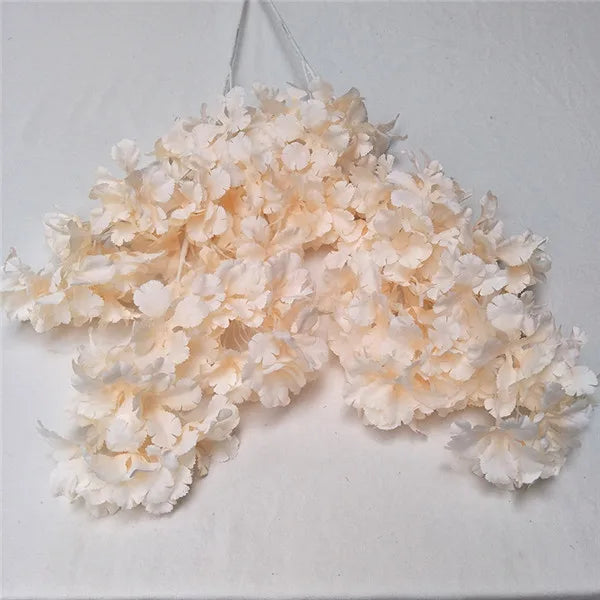 Ramo Artificial de Sakura e Hortênsia em Seda – 83 a 90 cm | Flores Decorativas para Casamento