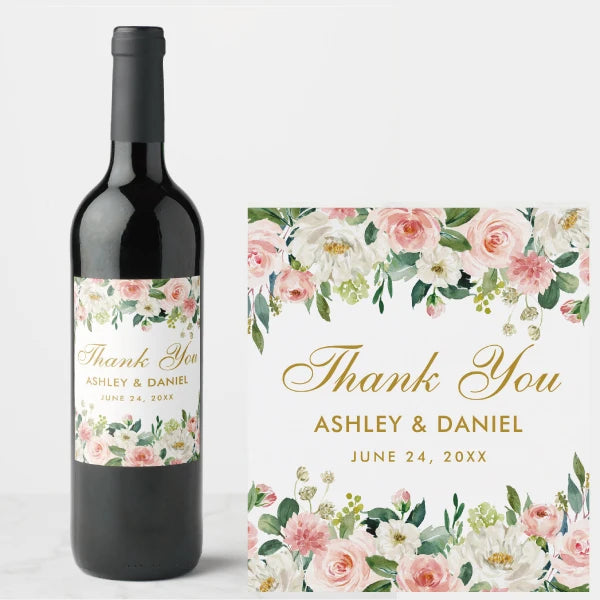 Etiquetas Personalizadas para Garrafas de Vinho — Kit com 30 Unidades