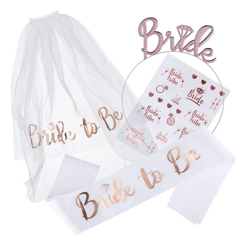 Copos "Bride & Team Bride" – Conjunto para Despedida de Solteira