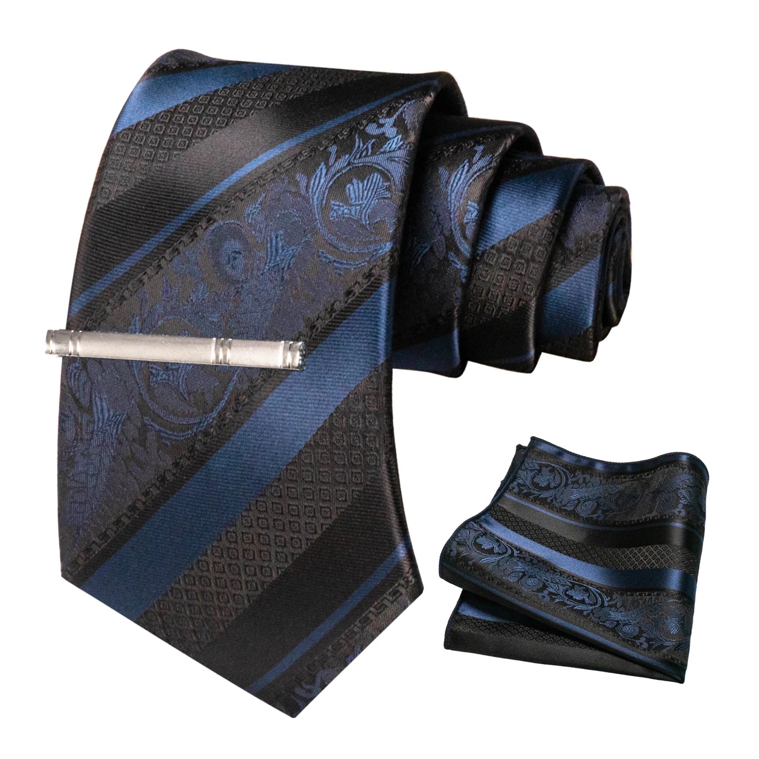 Conjunto de Gravata Floral para Homem