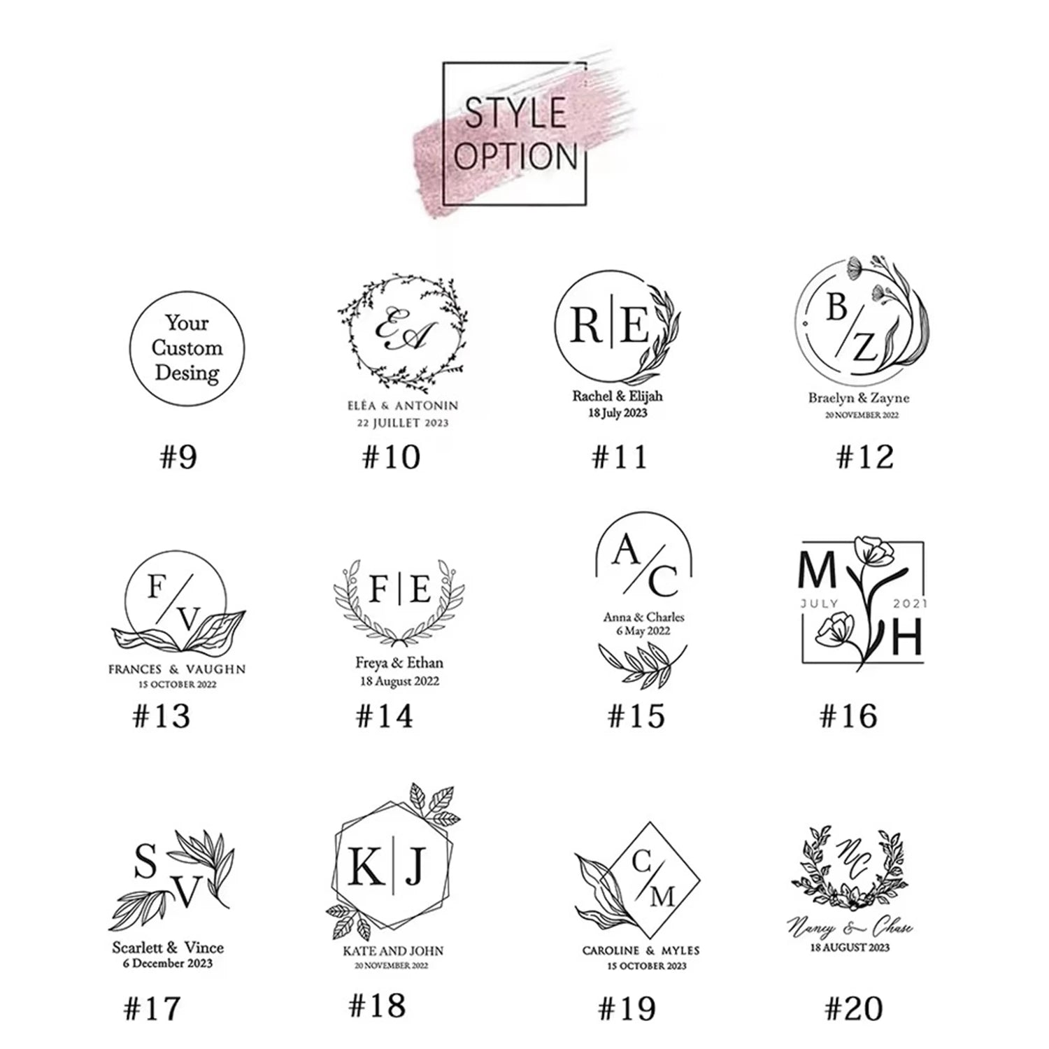Guardanapos Personalizados para Casamento — Kit com 90 Unidades
