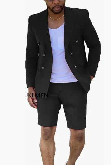 Fato Masculino com Blazer e Calções