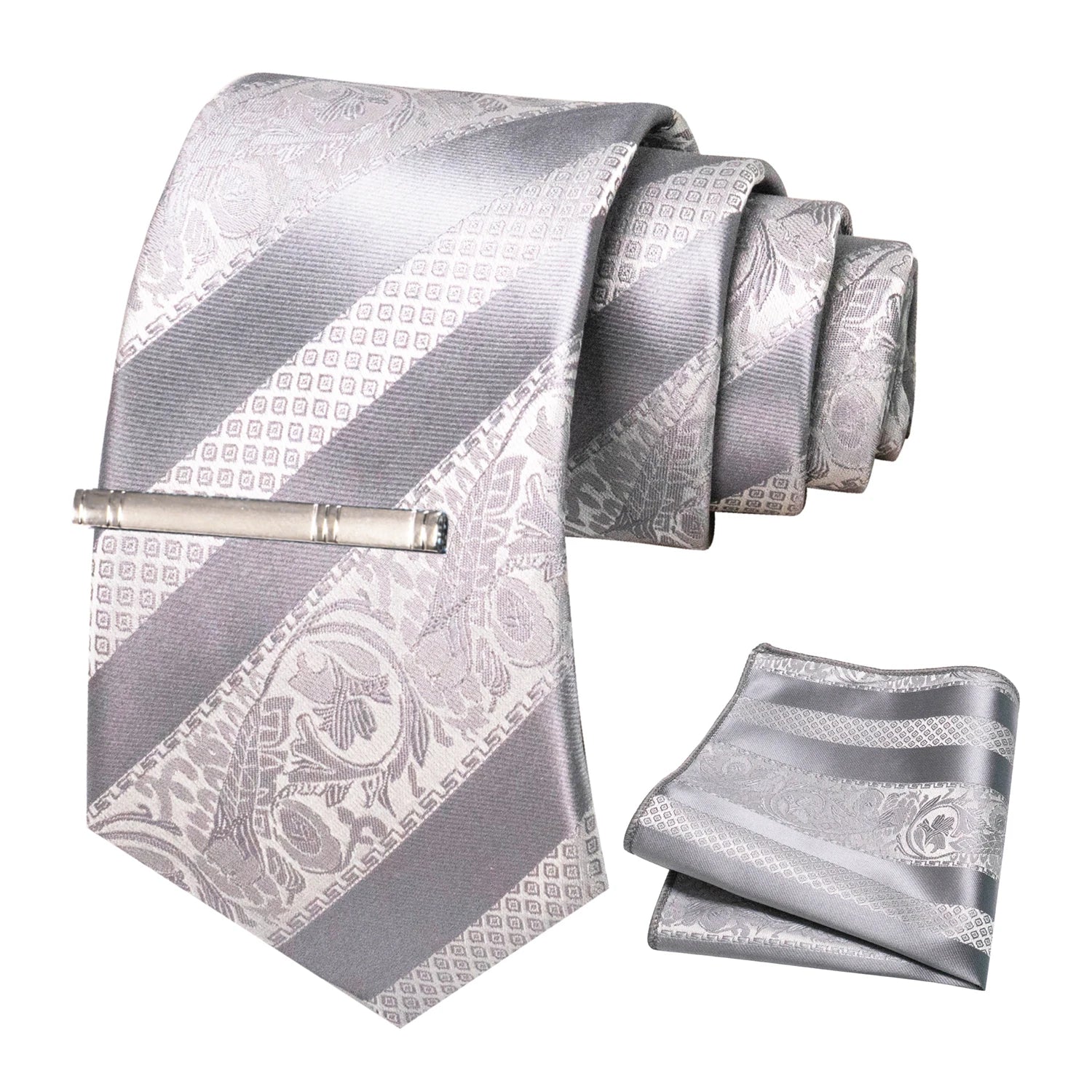 Conjunto de Gravata Floral para Homem