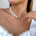 Colar Choker de Pérolas Elegante – Luxo Clássico para Noivas e Festas