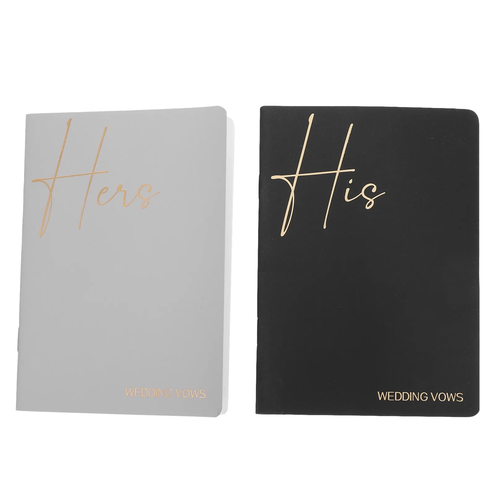 Conjunto de Livros de Votos Personalizados para Noivos | "Os Meus Votos" & "Os Teus Votos"