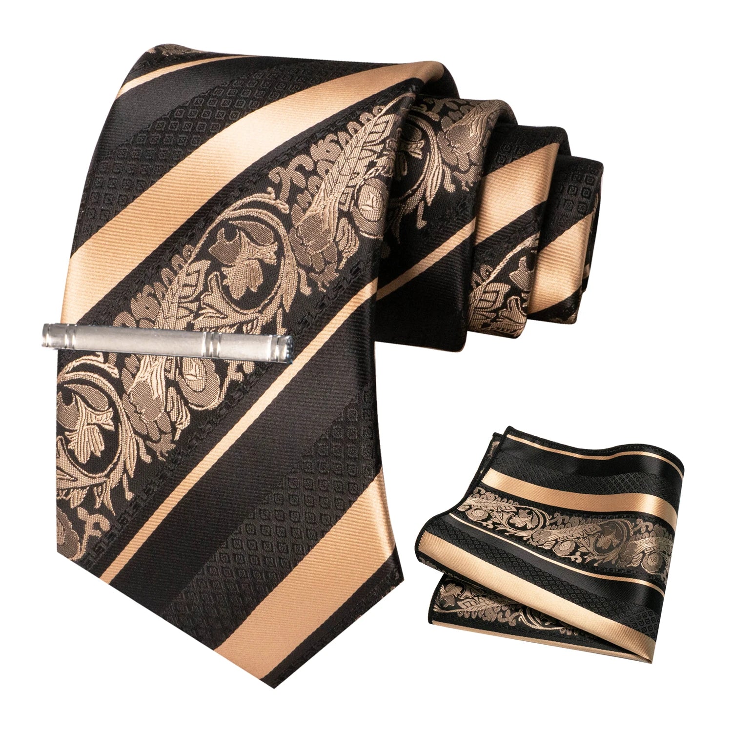 Conjunto de Gravata Floral para Homem