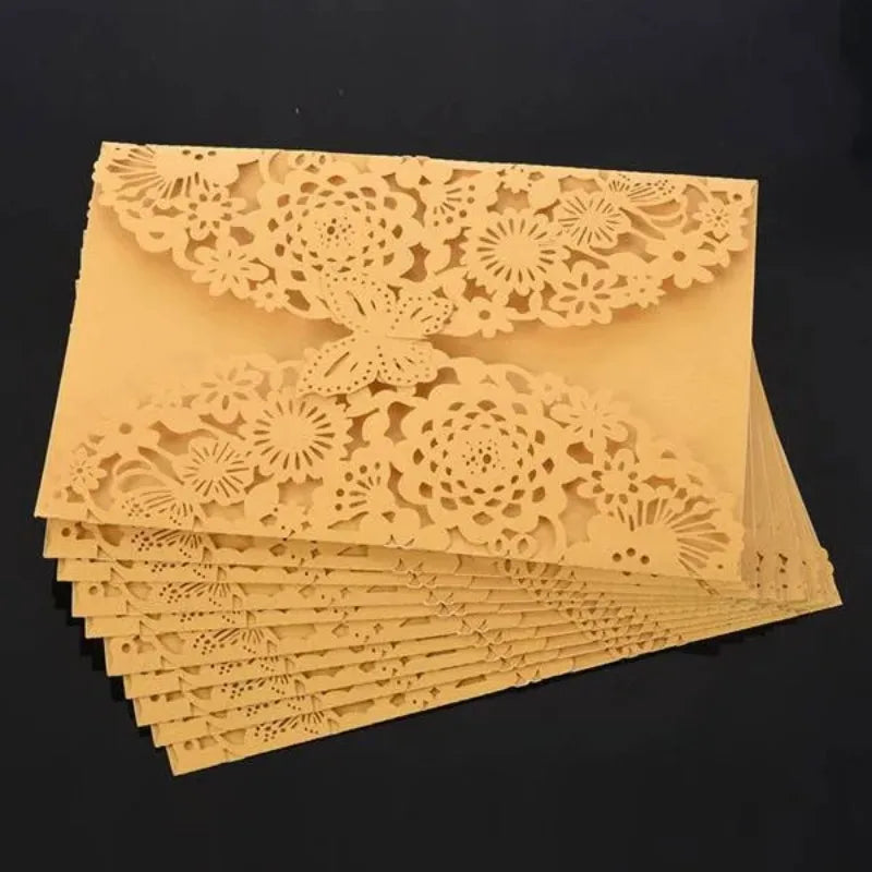 Convites de Casamento Borboleta 3D Laser Cut – Pack de 10 | Elegância que Encanta