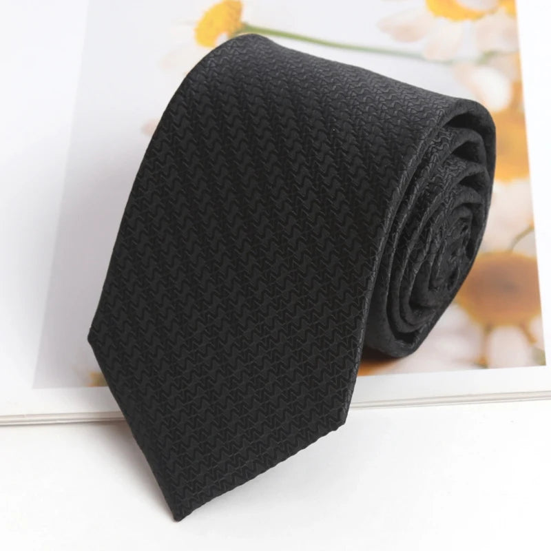 Gravata Masculina Jacquard 8 cm