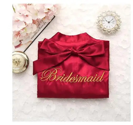 Robe de Cetim para Noiva com Bordado
