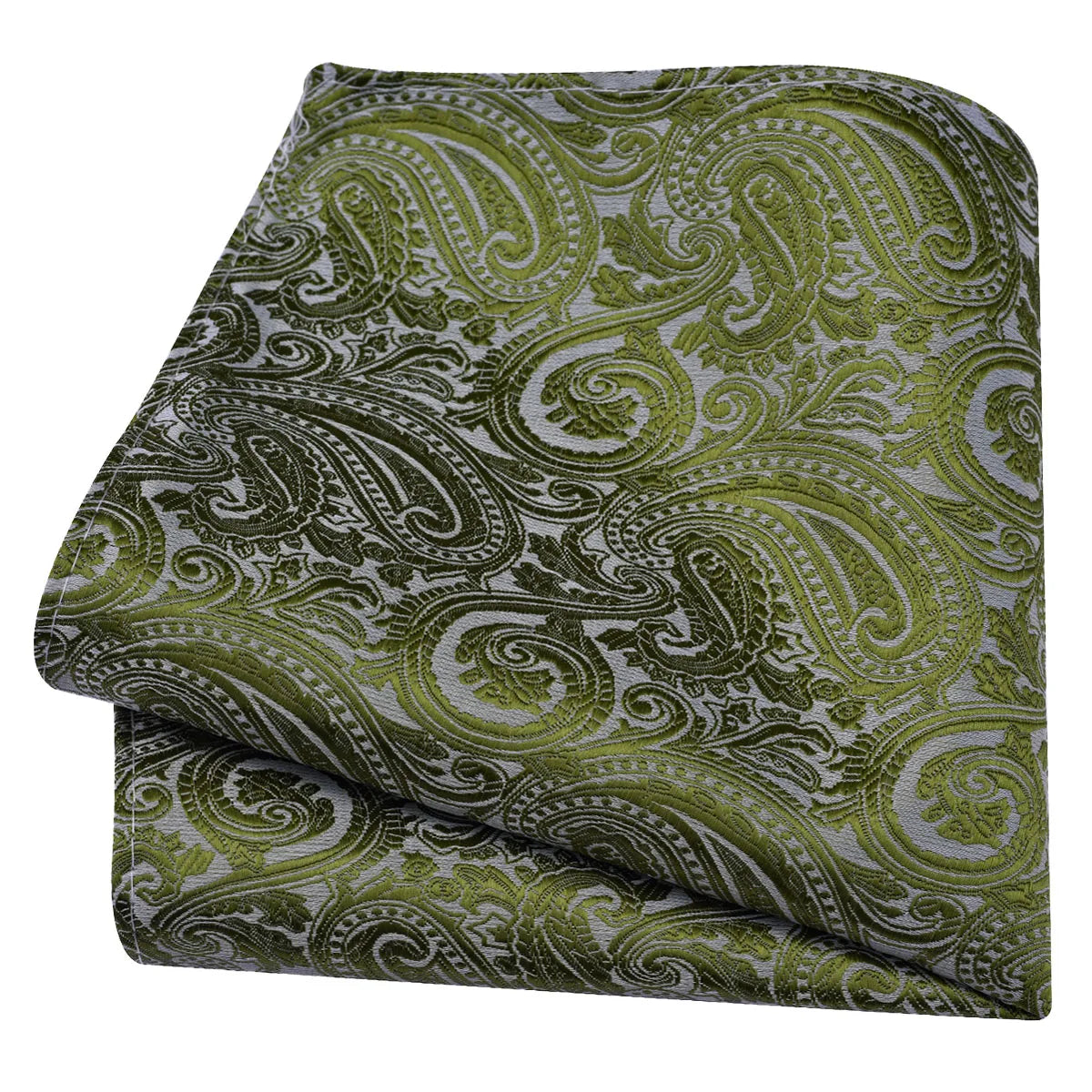 Lenço de Bolso Paisley em Seda