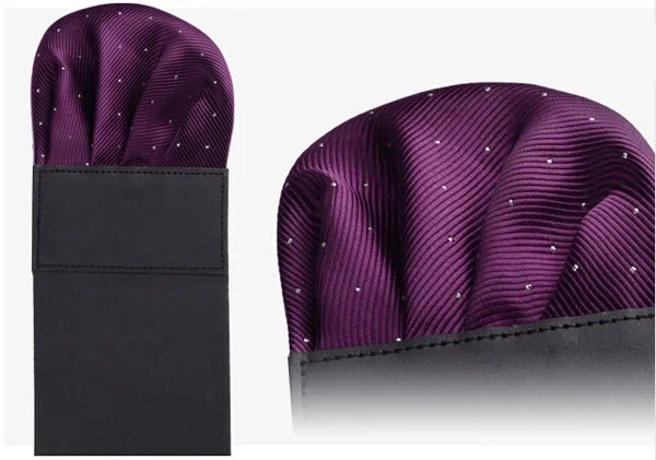 Lenço de Bolso Pré-Dobrado para Homem