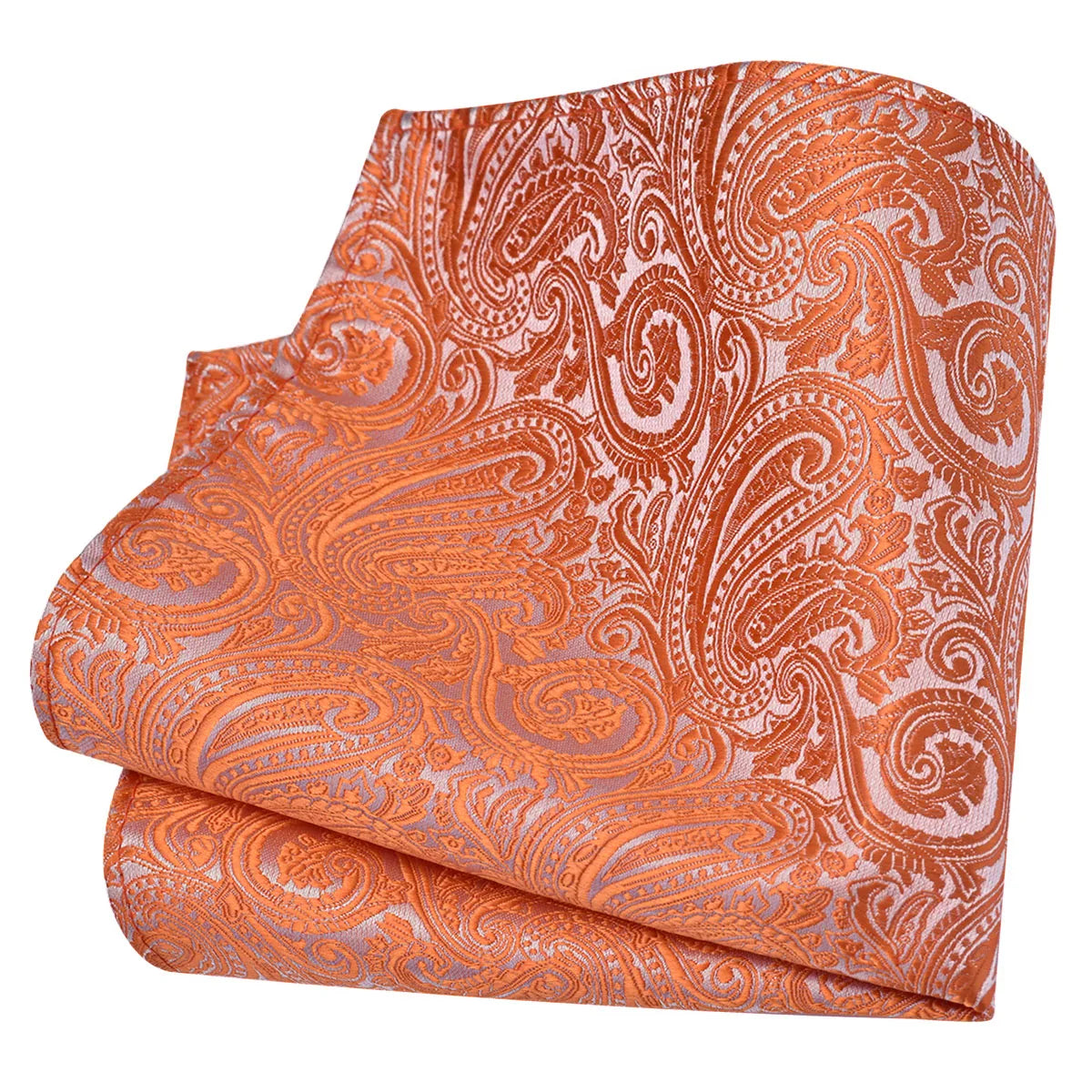 Lenço de Bolso Paisley em Seda