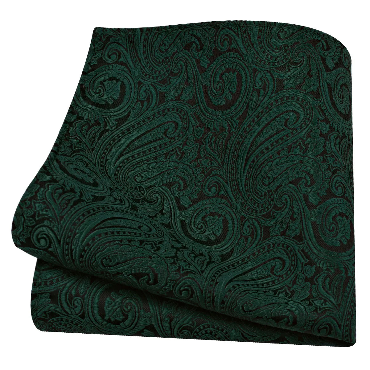 Lenço de Bolso Paisley em Seda