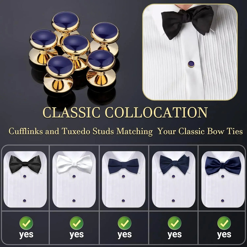 Conjunto de Botões de Punho e Pregadeiras para Smoking