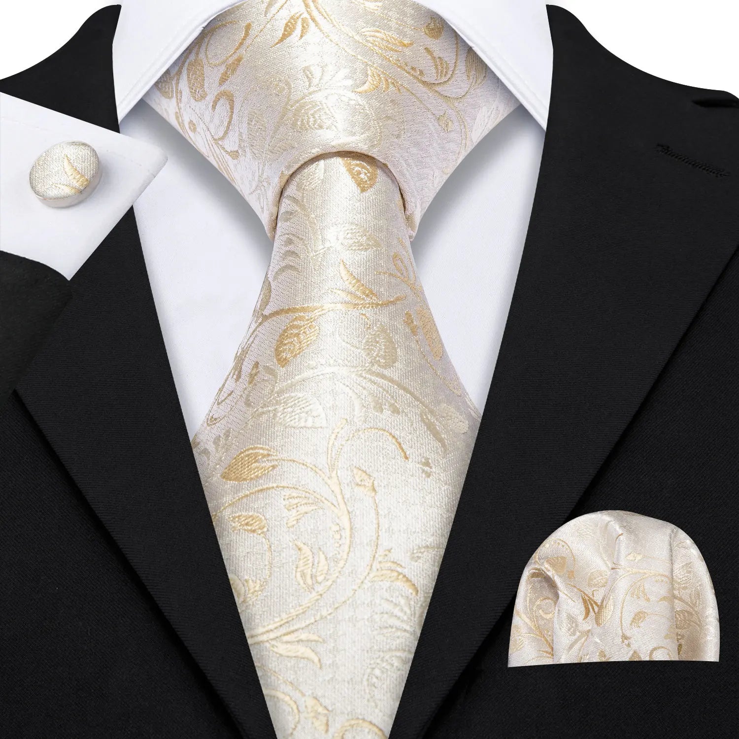 Conjunto de Gravata Jacquard Premium