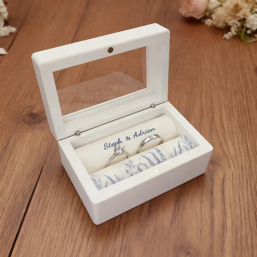 Caixa Porta-Alianças Personalizada