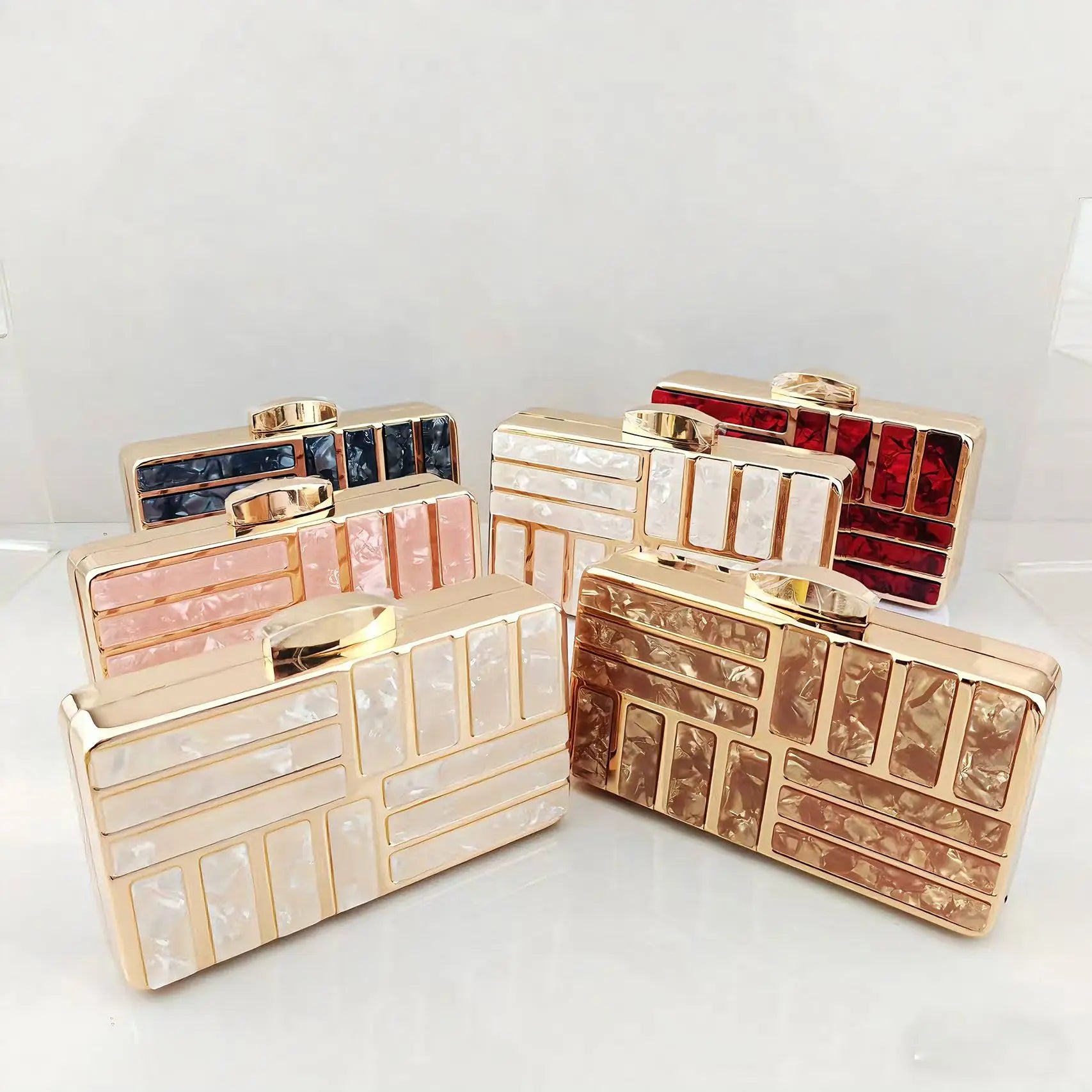 Clutch Acrílica Elegance