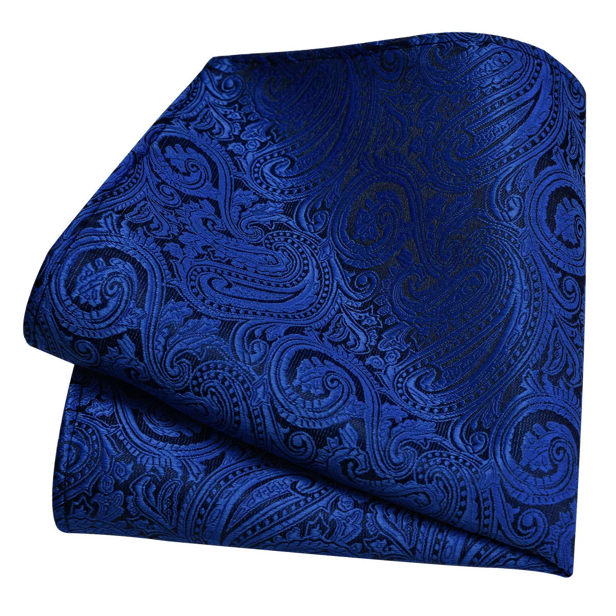 Lenço de Bolso Paisley em Seda