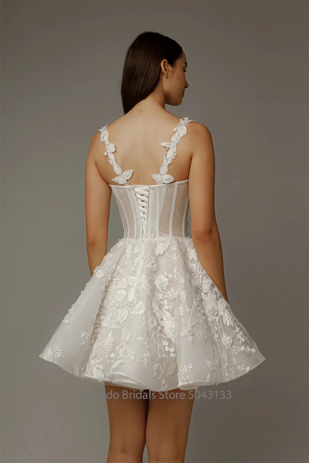 Vestido de Noiva 2 em 1 — Saia Removível (Personalizado)