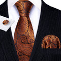 Conjunto de Gravata Jacquard Premium