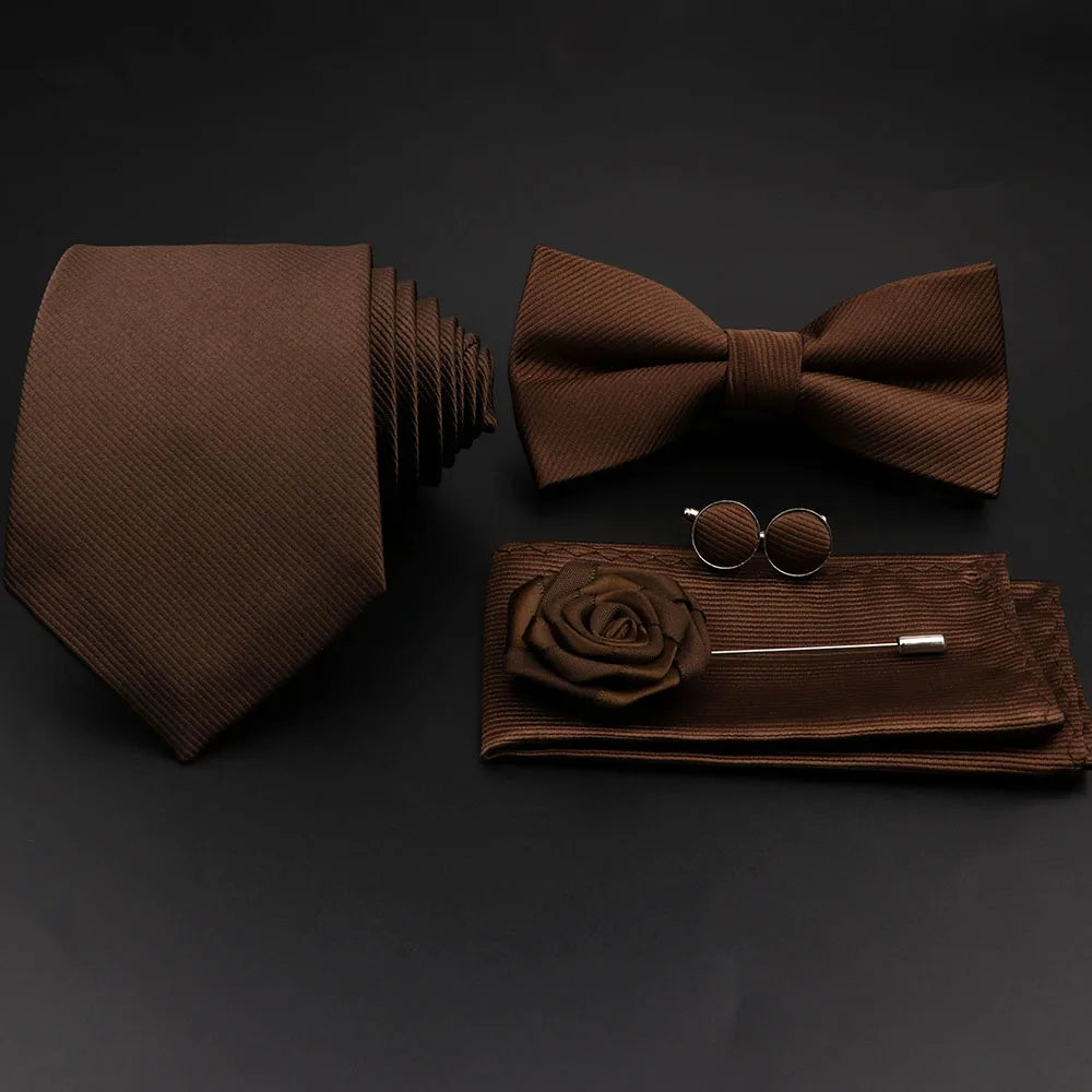 Conjunto Premium de Gravata e Laço para Homem