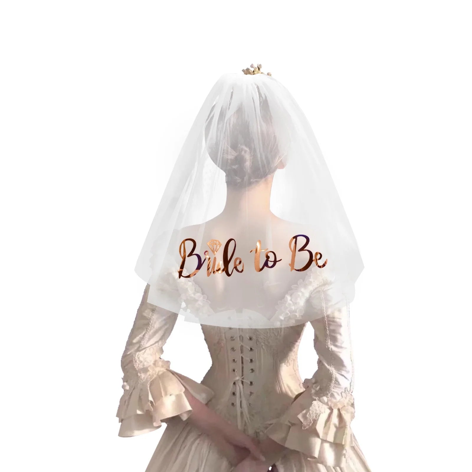 Kit "Bride to Be" – Faixa e Véu para Despedida de Solteira