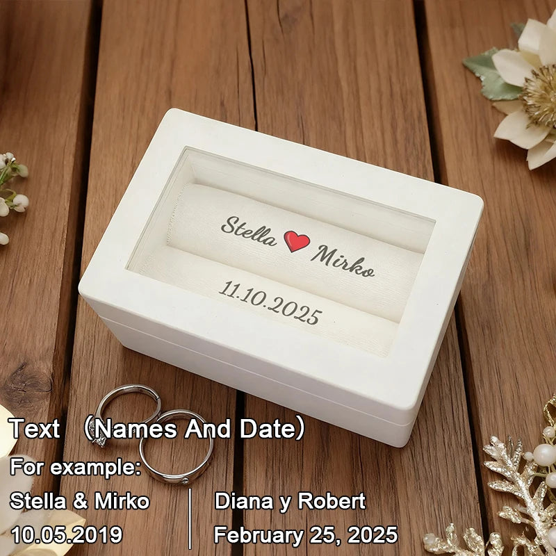 Caixa Porta-Alianças Personalizada