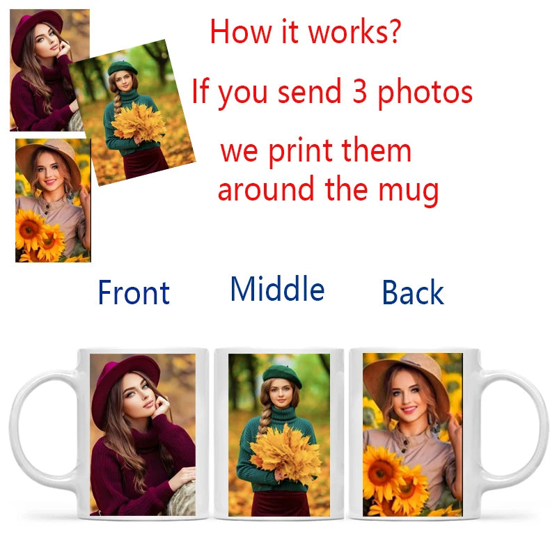 Caneca Personalizada com Foto, Nome e Mensagem