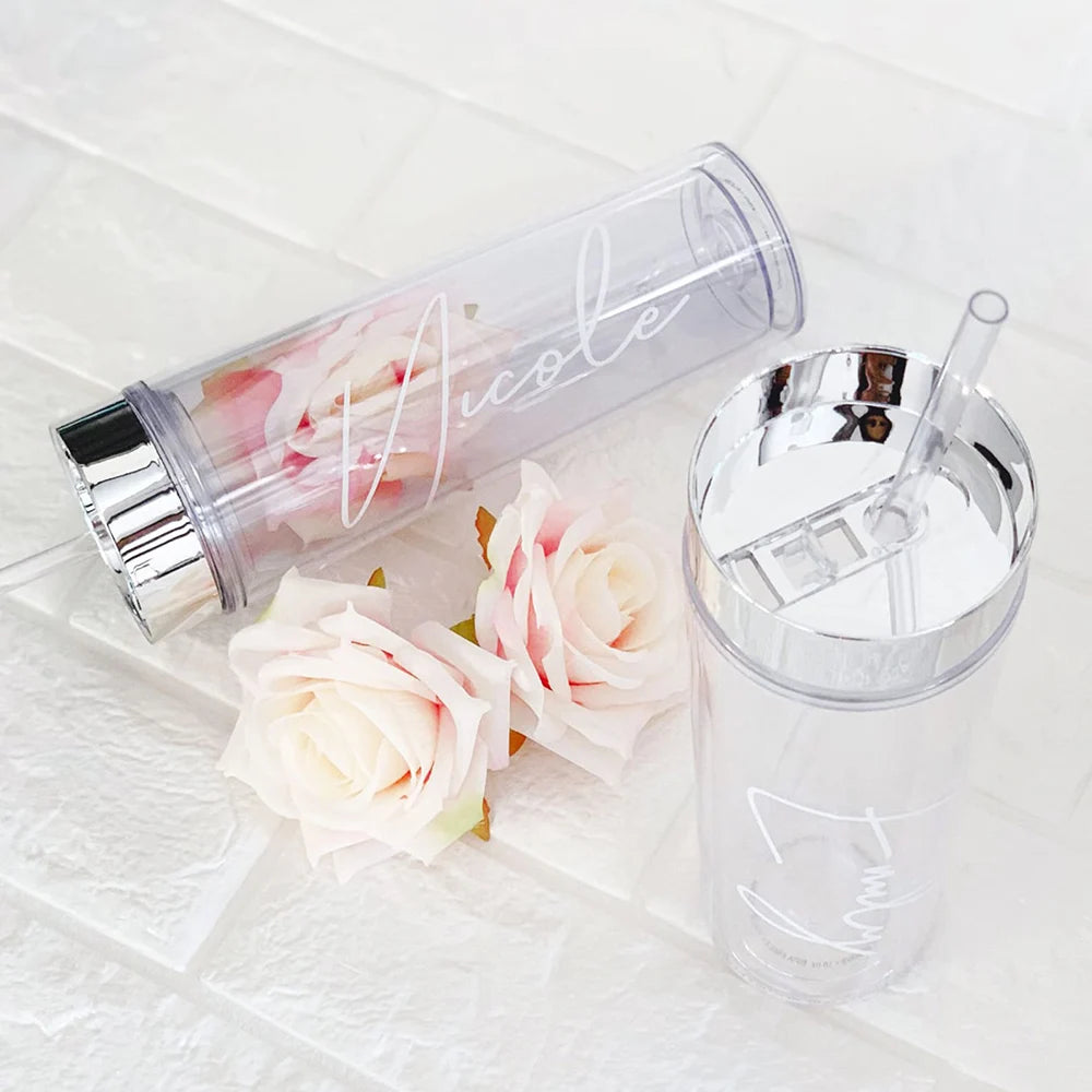 Copos Personalizados com Palhinha para Despedida de Solteira — 16 oz
