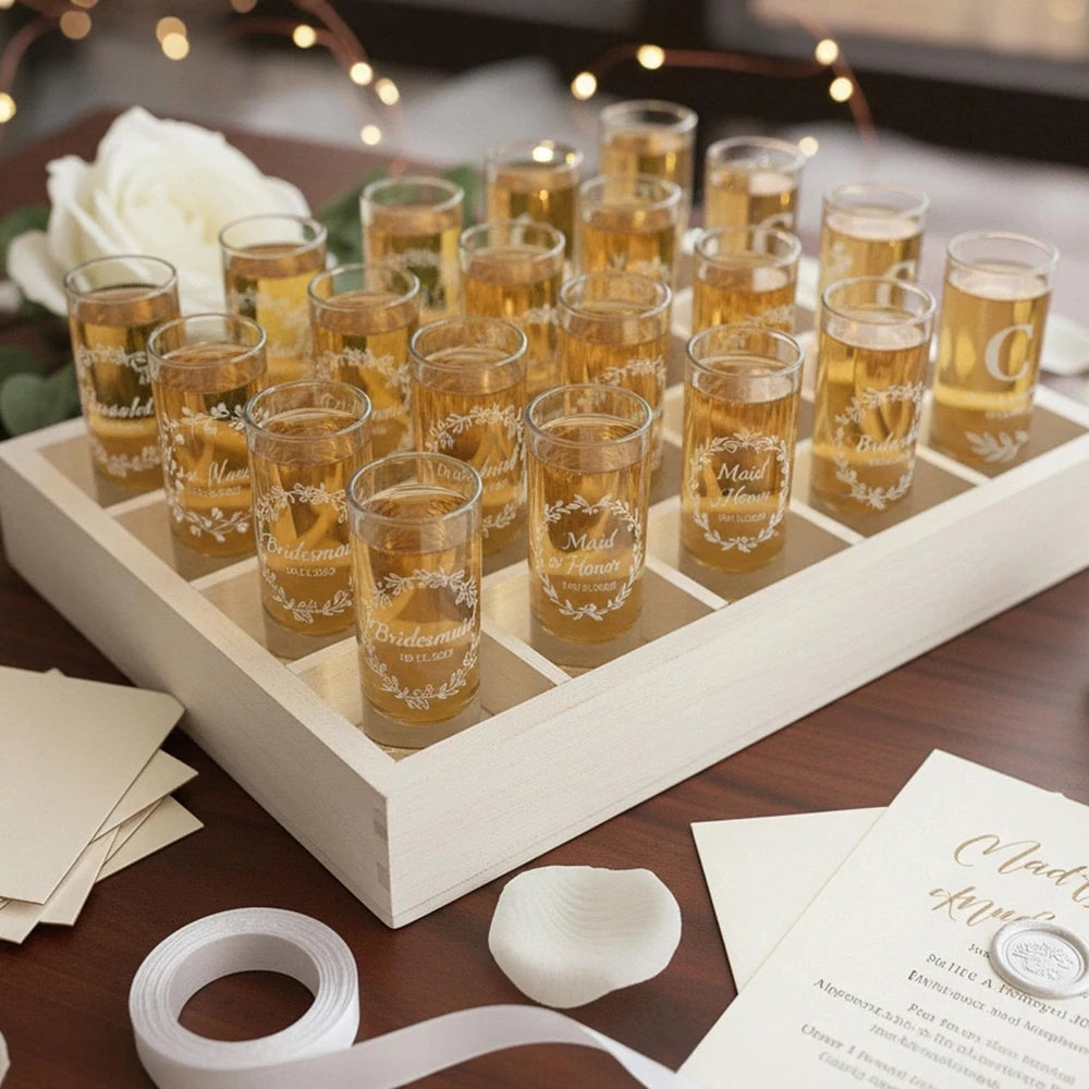 Copos de Shot Personalizados para Casamento