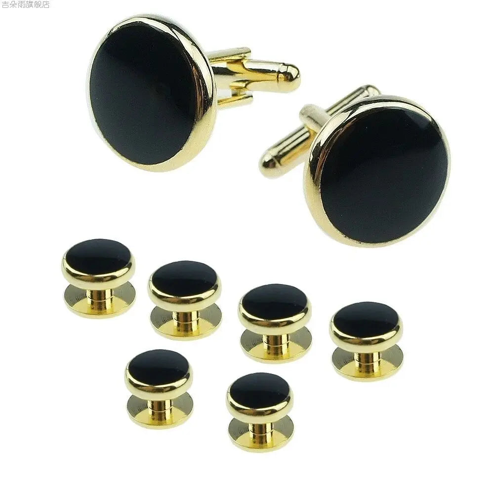 Conjunto de Botões de Punho e Pregadeiras para Smoking