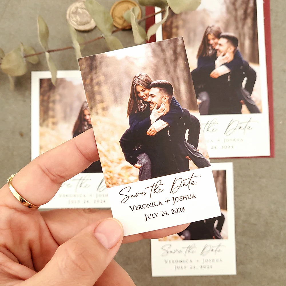 Convites de Casamento Personalizados com Fotografia