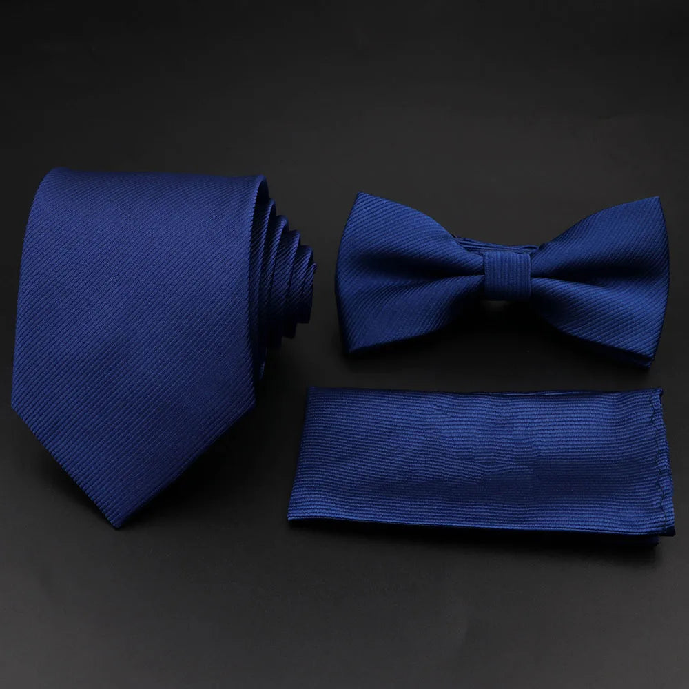 Conjunto Premium de Gravata e Laço para Homem