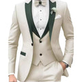 Fato Jacquard de 3 Peças para Homem