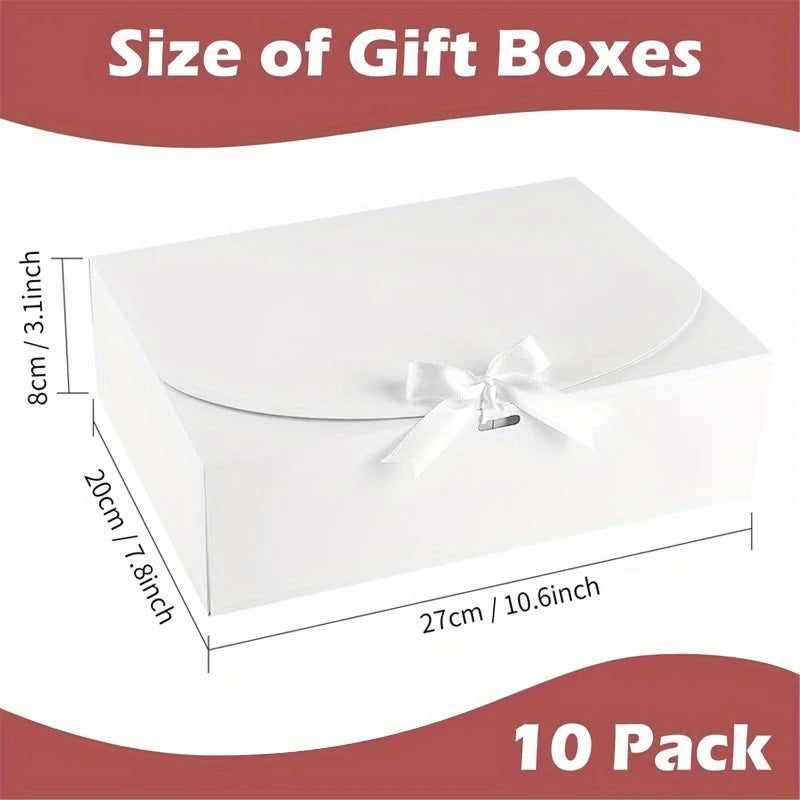 Caixa Presente Premium com Tampa e Fita para Madrinhas