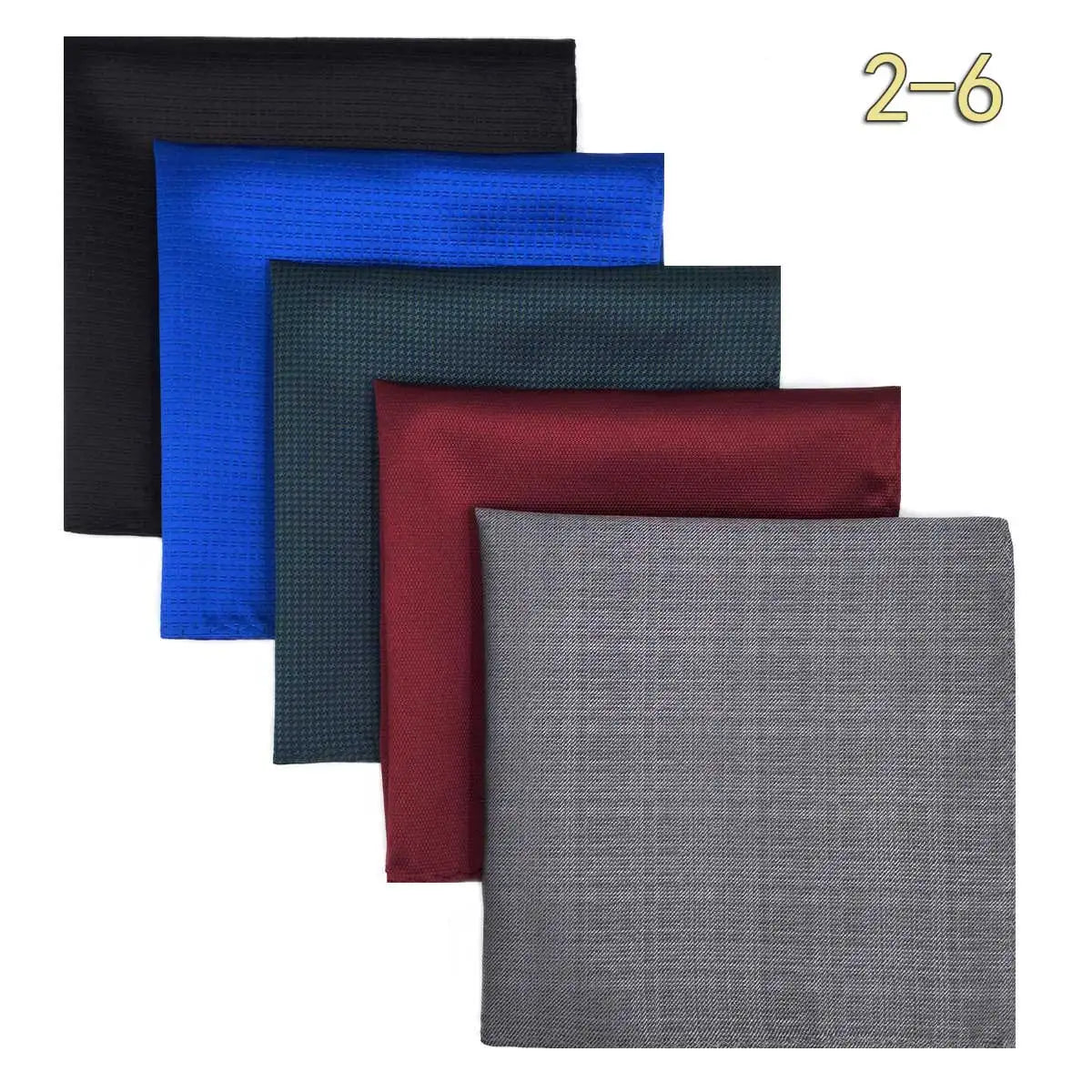 Conjunto de 5 Lenços de Bolso para Homem