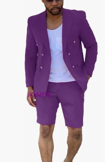 Fato Masculino com Blazer e Calções