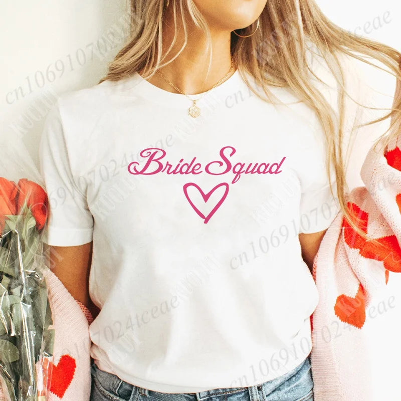 T-Shirt "Team Bride" para Mulher – Despedida de Solteira e Bridal Shower