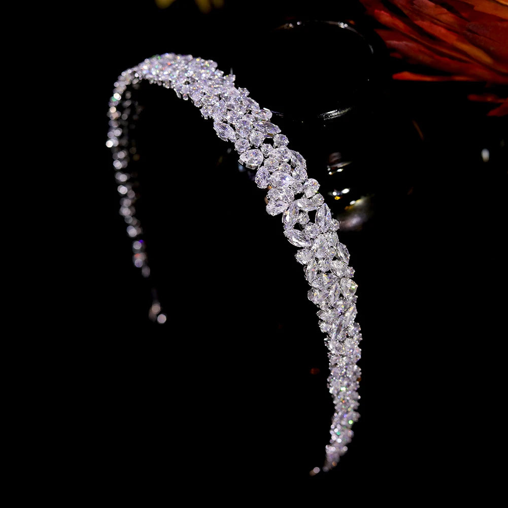 Tiara de Noiva Luxo com Zircónias