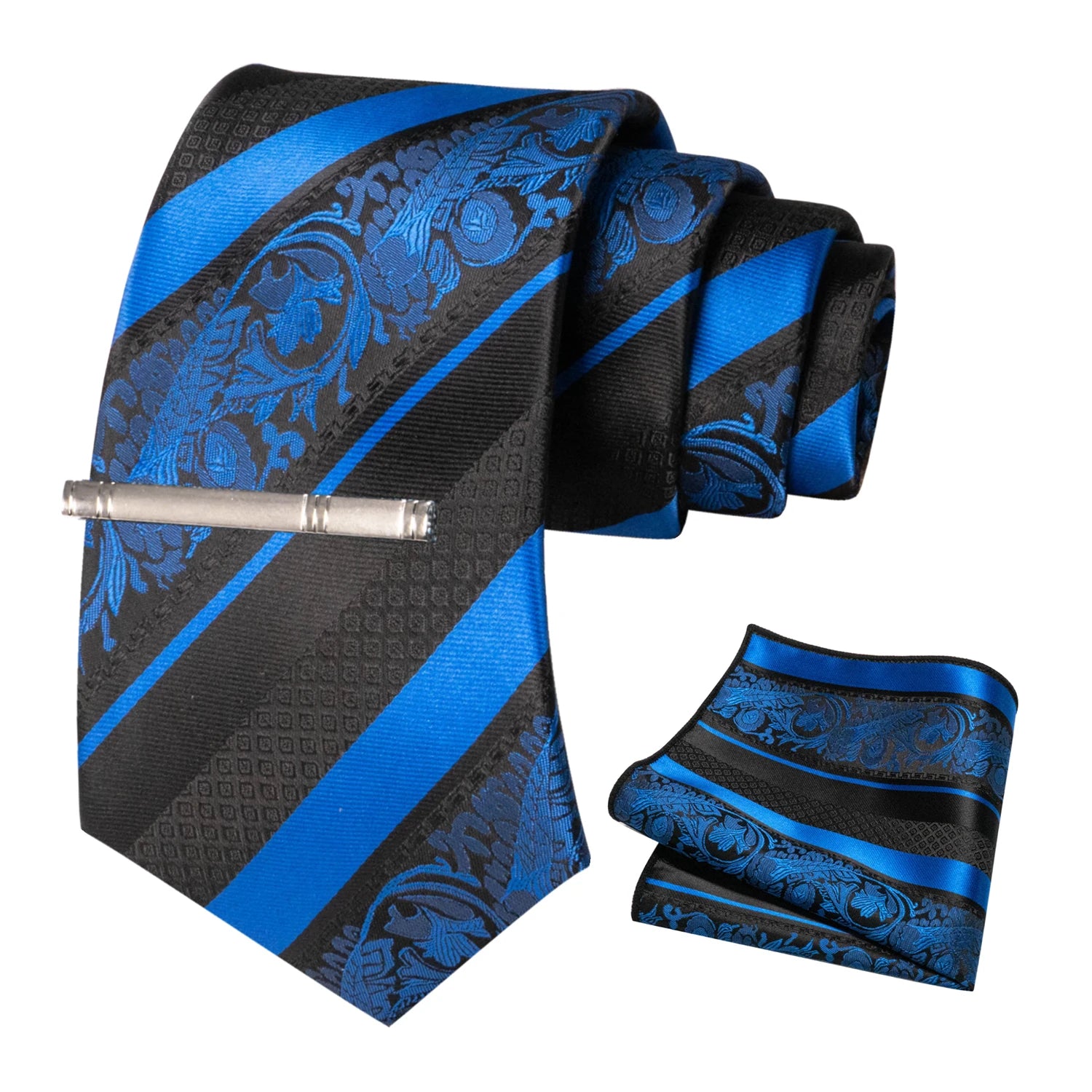 Conjunto de Gravata Floral para Homem