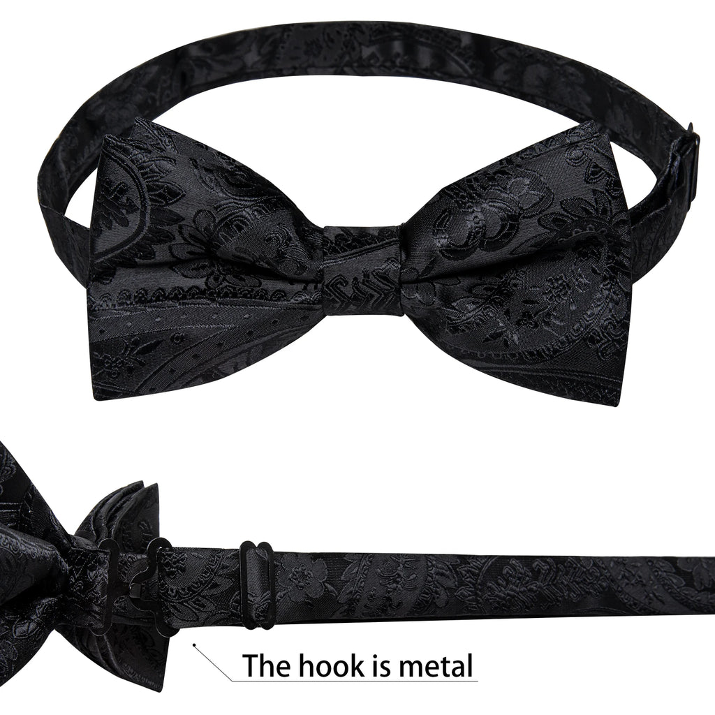 Conjunto Formal Masculino Preto Paisley