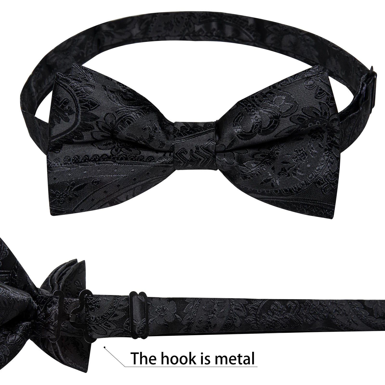 Conjunto Formal Masculino Preto Paisley