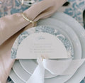 Menu de Casamento em Meio Círculo Personalizado