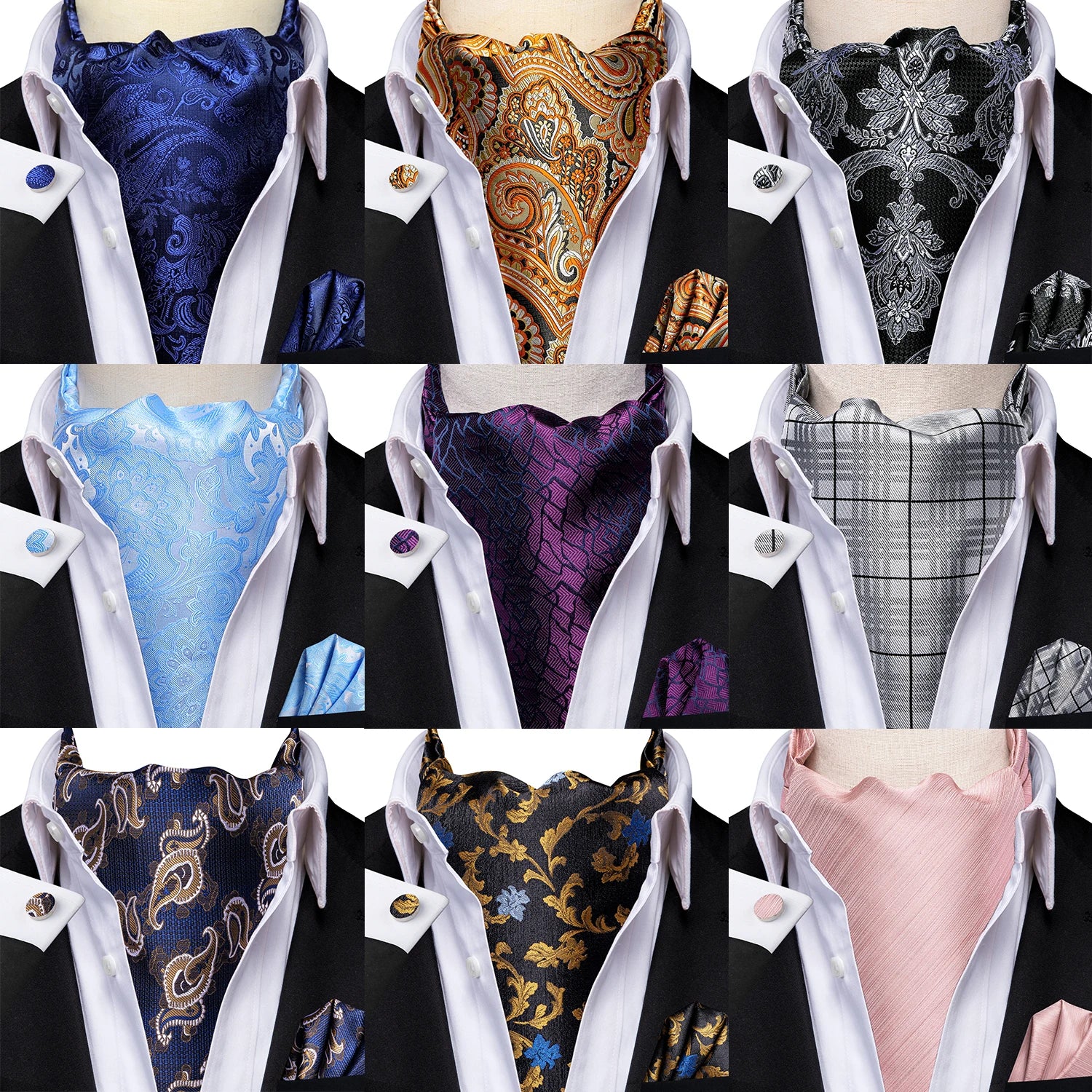 Conjunto Ascot Paisley para Homem