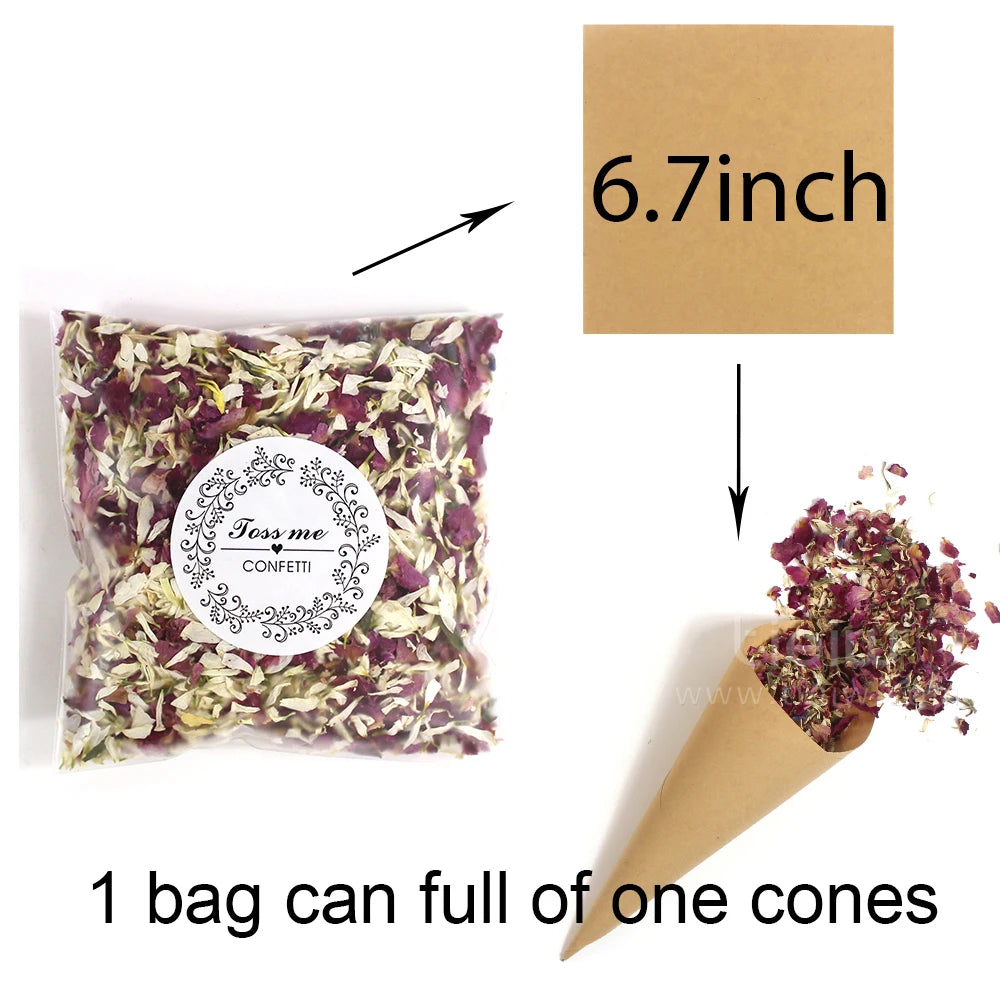 Cones para Confettis Personalizados – Papel Elegante para Casamento