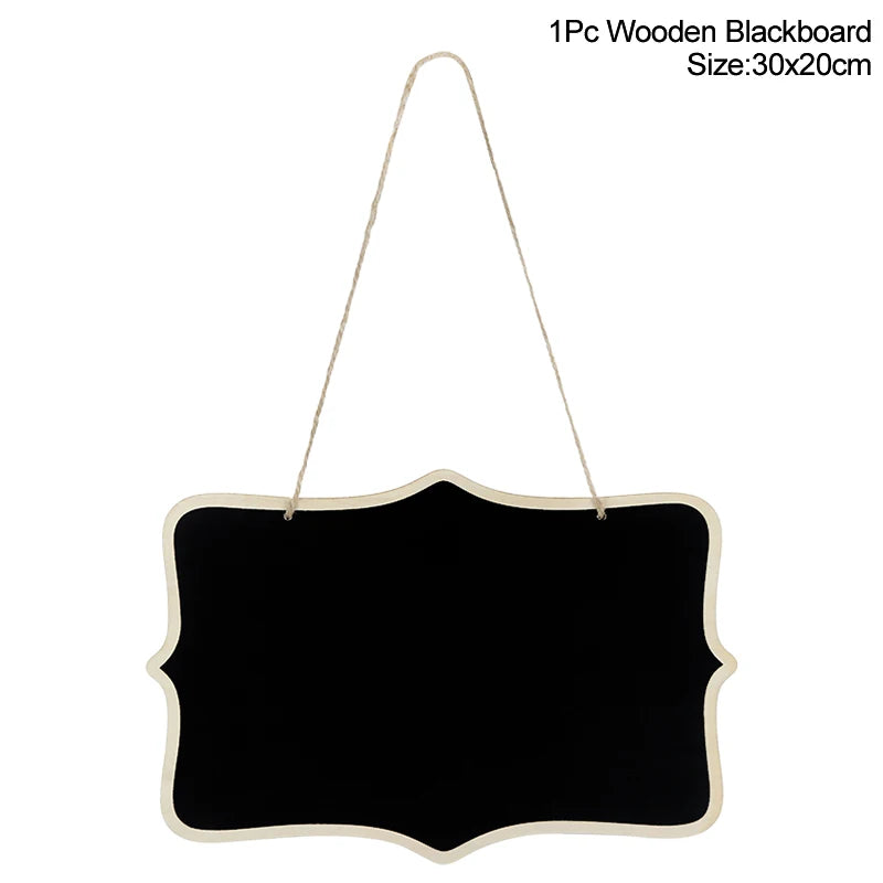 Quadro de Ardósia em Madeira "Mr & Mrs" | Placa Decorativa para Casamento